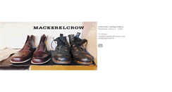 Desktop Screenshot of mackerelcrow.com